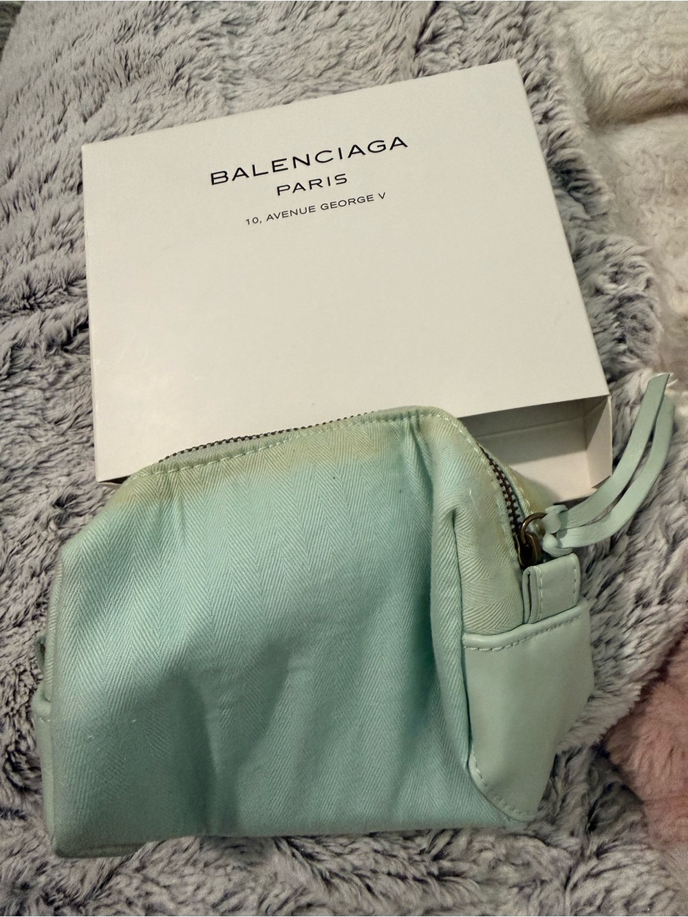Balenciaga NIB Cosmetic Pouch